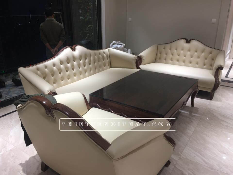 Sofa tân cổ điển cao cấp