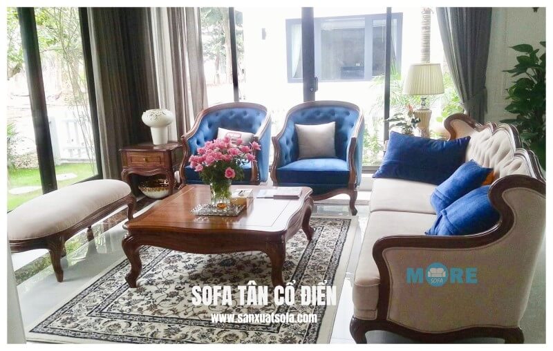 sofa tân cổ điển