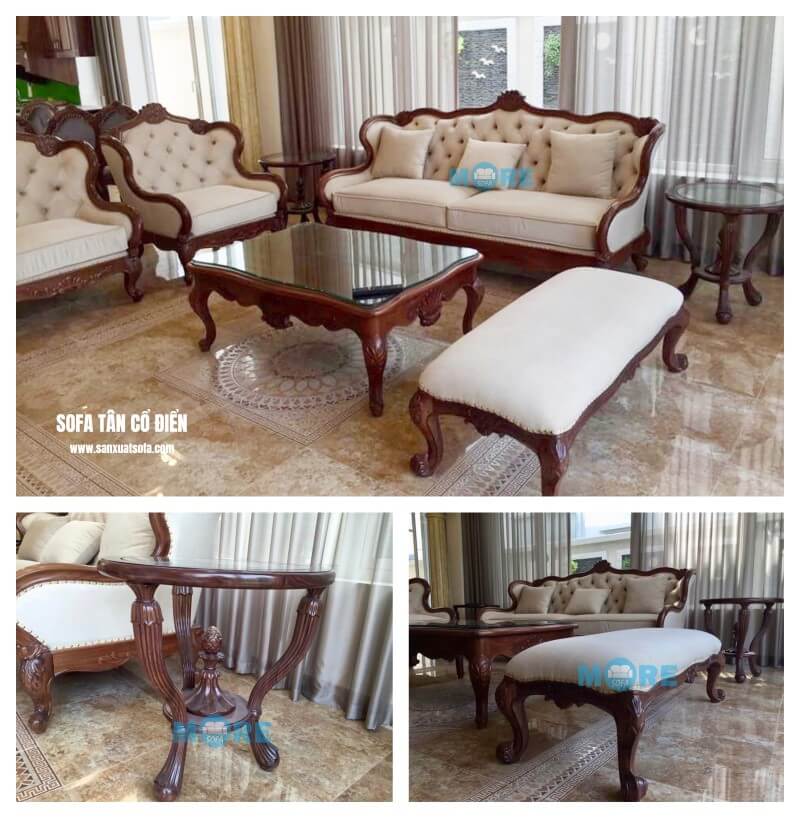 sofa tân cổ điển