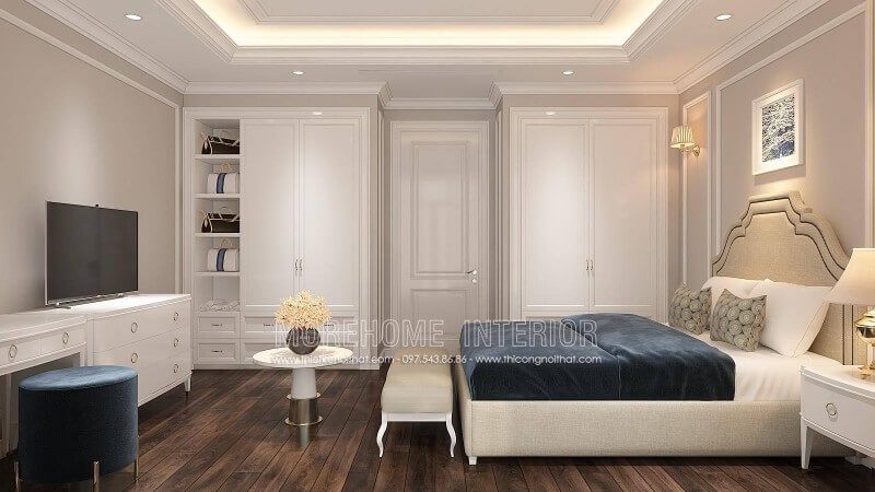 Tuyển chọn #19 phòng ngủ tân cổ điển đẹp trong thiết kế chung cư Penthouse